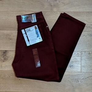 Vintage 80s Cosmo deadstock high rise mom burgundy/maroon jeans
